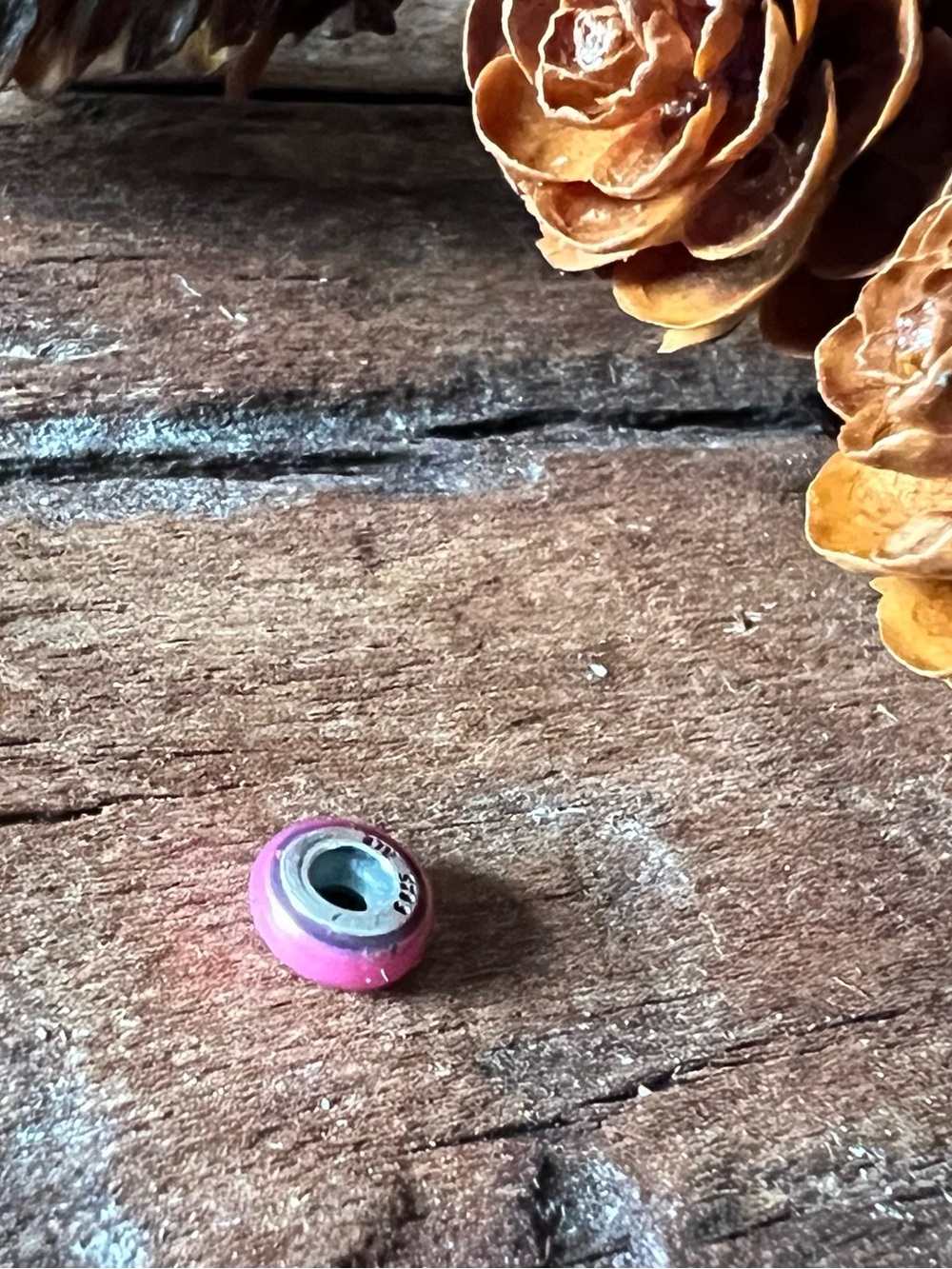 Authentic Pandora Charm My Pink Pandora Me Spacer Sterling Silver Enamel Dainty